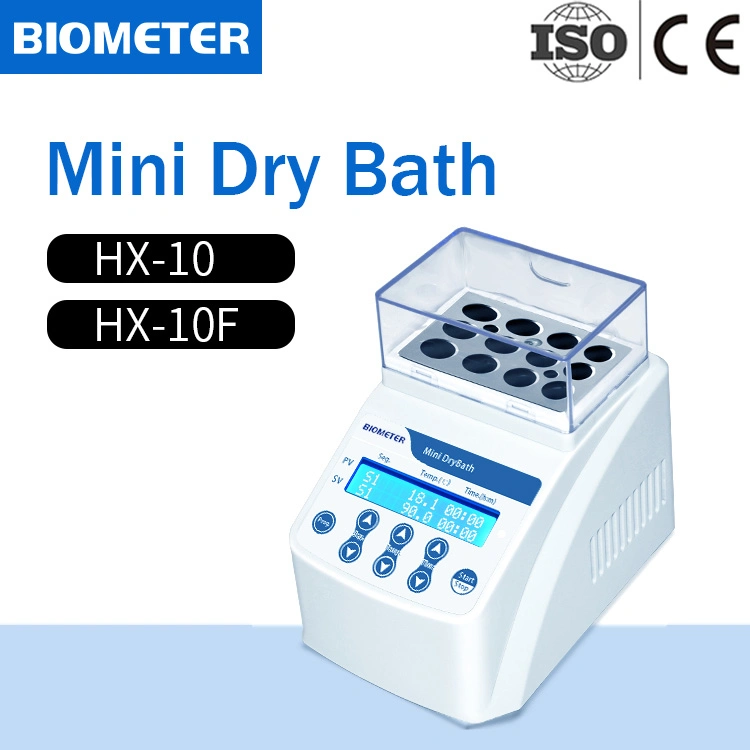 Biometer China Table Top Metal Mini LED Digital Dry Bath with Temperature Detection