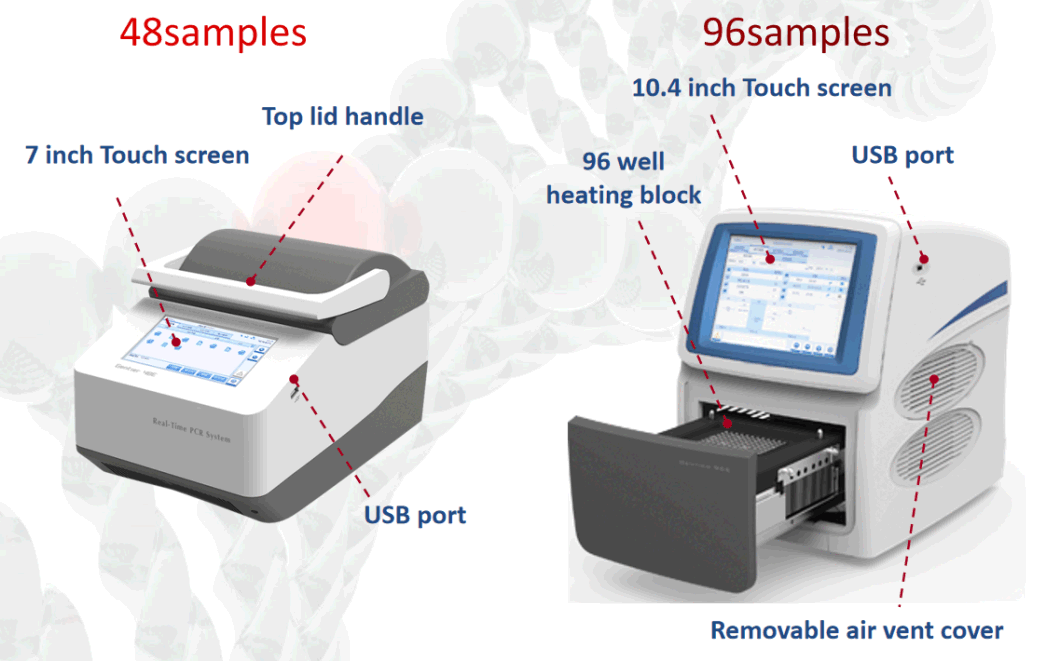 Gradient 2 Blocks DNA Thermal Cycler PCR Machine