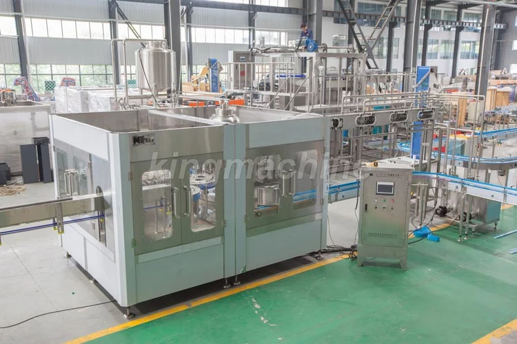 Automatic Bottle Mineral Pure Water Juice Energy CSD Drink Beer Beverage Making Filling Bottling Factory Manufacturing Equipment